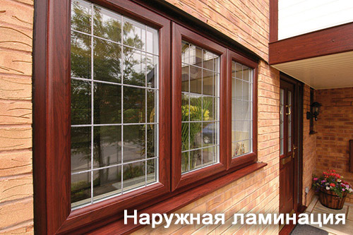 Ламинирование профиля окон DECCO