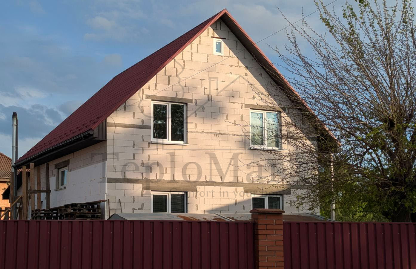 Утеплення фасаду пінопластом